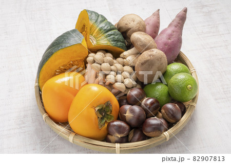 秋の食材盛り合せ 秋の食材盛り合せ 82907813