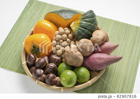 秋の食材盛り合せ 秋の食材盛り合せ 82907816