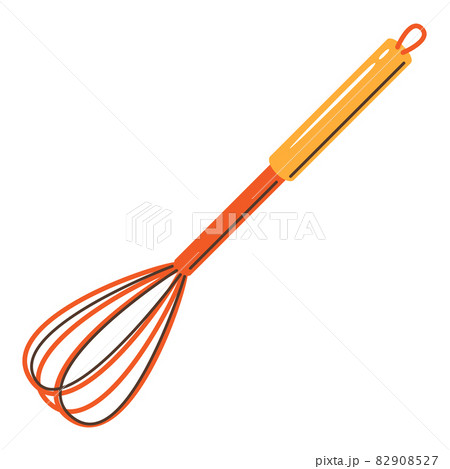 Illustration of cooking whisk. Stylized kitchen and restaurant utensil. Illustration of cooking whisk. Stylized kitchen and restaurant utensil. 82908527