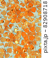 3d illustration of glass flowers pattern texture on blue background  82908718
