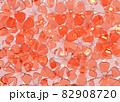 3d illustration of glass flowers pattern texture on blue background  82908720
