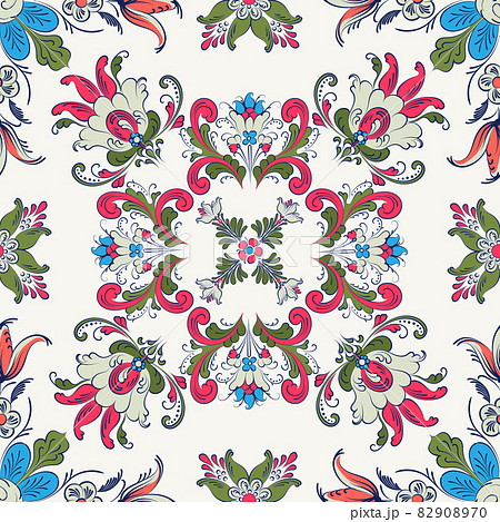 Rosemaling vector pattern 14 82908970