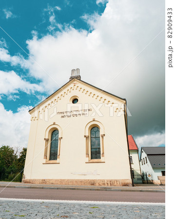 Repaired synagogue in Hermanuv Mestec town, Czech Republic Repaired synagogue in Hermanuv Mestec town, Czech Republic 82909433