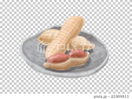Peanuts on a plate Peanuts on a plate 82909913