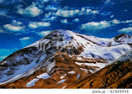 Mountain landscape at Torres del Paine, in Chile 82909958