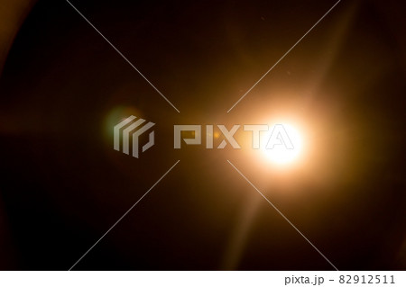 Abstract Natural Sun flare on the black Abstract Natural Sun flare on the black 82912511