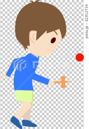 Children playing with kendama Children playing with kendama 82912734