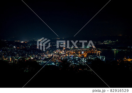 長崎県佐世保市の夜景 82916529