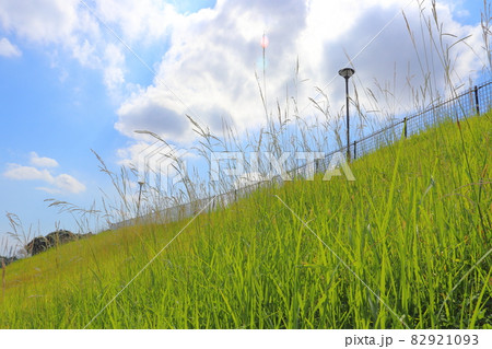 青空と雲　斜面 82921093