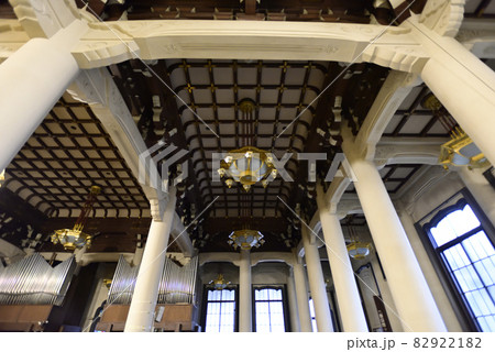 築地本願寺　本堂（本館）内観 82922182