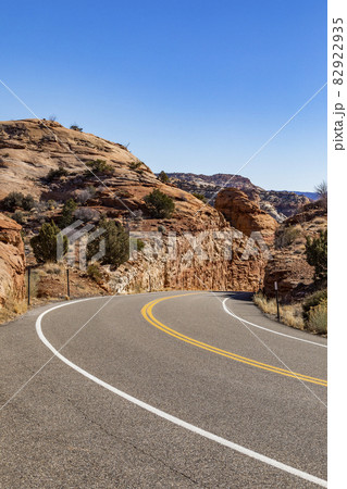 USA, Utah, Escalante, Scenic Highway 12 through Grand Staircase-Escalante National Monument USA, Utah, Escalante, Scenic Highway 12 through Grand Staircase-Escalante National Monument 82922935