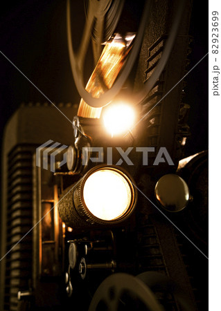 Studio shot of old projector 82923699