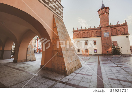 Poland, Lesser Poland, Tarnow, Arcades in old town area Poland, Lesser Poland, Tarnow, Arcades in old town area 82925734