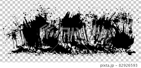 Calligraphy splash brush illustration 82926593