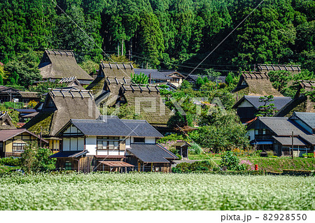 京都府・美山かやぶきの里　秋 82928550