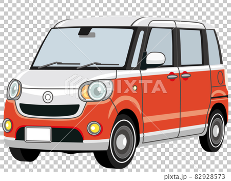 かわいいレトロな車のイラストのイラスト素材