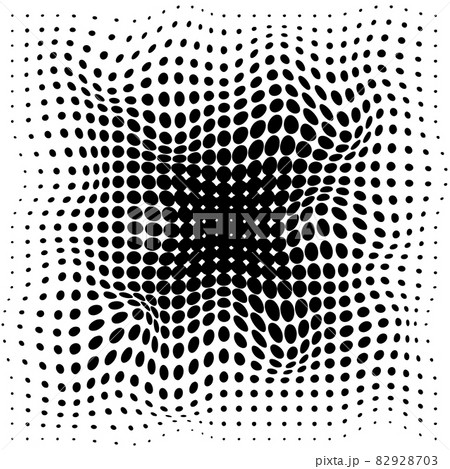 Abstrat halftone black dots pattern on white background. 82928703