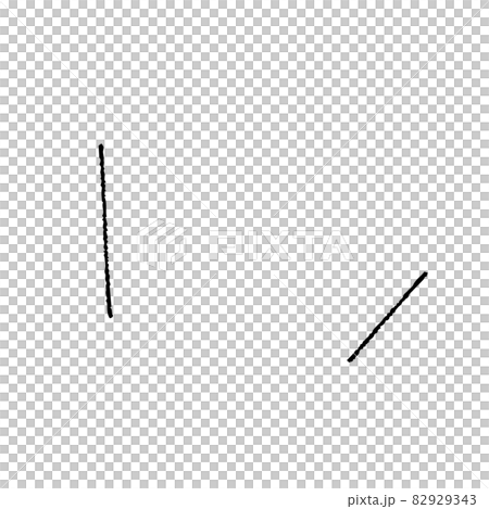 シンプルな手書きの線、喋っている時の吹き出し線 82929343
