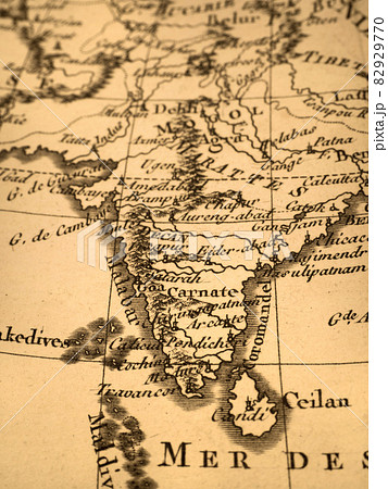 アンティークの世界地図 インド アンティークの世界地図 インド 82929770