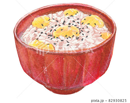 手描き飲食メニュー 栗ごはん 手描き飲食メニュー 栗ごはん 82930825