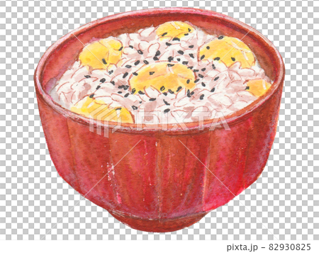 手描き飲食メニュー 栗ごはん 手描き飲食メニュー 栗ごはん 82930825