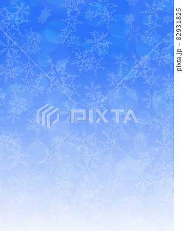 雪と光のイメージの青色の背景 no.02 82931826