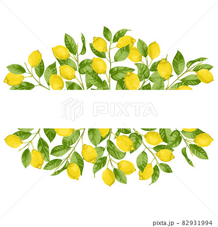 Template with Lemon Brunches 82931994