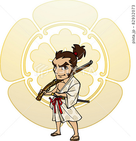 鉄炮を担ぐ若かりし織田信長【3頭身・家紋】 鉄炮を担ぐ若かりし織田信長【3頭身・家紋】 82932073