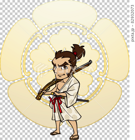 鉄炮を担ぐ若かりし織田信長【3頭身・家紋】 鉄炮を担ぐ若かりし織田信長【3頭身・家紋】 82932073