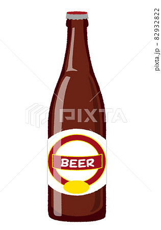瓶ビールのイラストのイラスト素材 9322