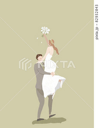 新郎新婦、ウエディング、結婚式、ブライダル、花嫁、花冠、ガーデンウエディング A 新郎新婦、ウエディング、結婚式、ブライダル、花嫁、花冠、ガーデンウエディング A 82932843