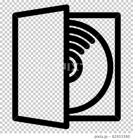 CD line illustration in the case - Stock Illustration [82933380] - PIXTA