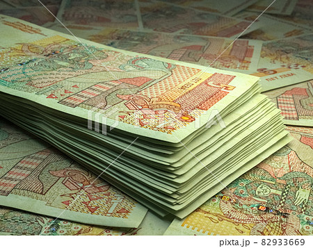Bulgarian money. Bulgarian lev banknotes. 5 BGN levove bills. Bulgarian money. Bulgarian lev banknotes. 5 BGN levove bills. 82933669