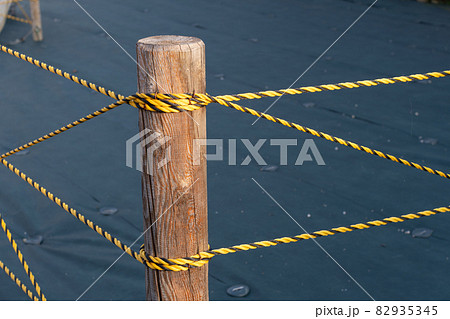 タイガーロープが張られた管理地　a 82935345