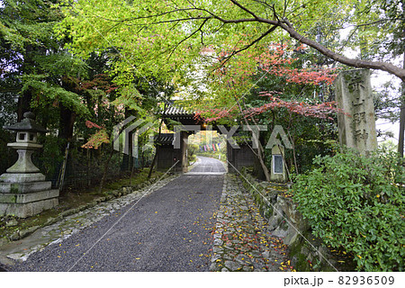 赤山禅院 山門の紅葉 赤山禅院 山門の紅葉 82936509