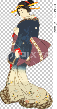 A woman with a cute hem 82939301