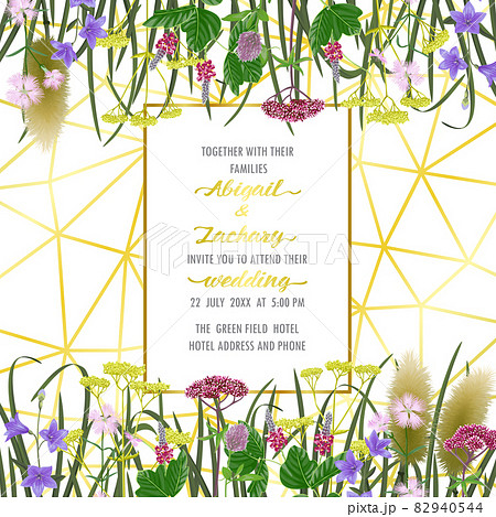 Template with seven herbs of autumn equinox 82940544