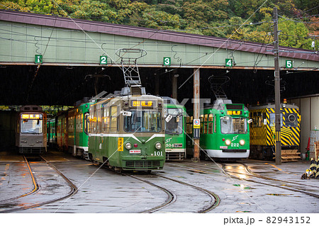 札幌市電　さよなら M101 出庫前の風景02 82943152
