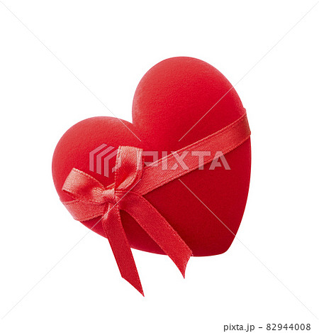 ハートのギフトボックス　バレンタインイメージ 82944008