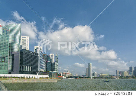シンガポール・マリーナ湾周辺の景観 / Marina Bay, Singapore 82945203