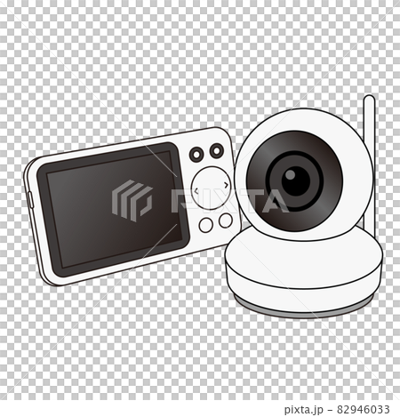 見守りモニターとカメラのイラスト 見守りモニターとカメラのイラスト 82946033