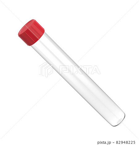 Test tube with red cap 82948225