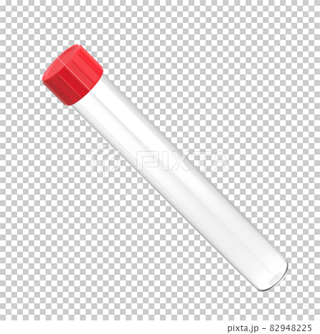 Test tube with red cap 82948225