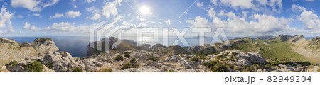 Panorama of the Cap Formentor 82949204