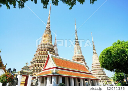 タイ王国バンコクの三大寺院「ワット・ポー」（Wat Pho temple in Bangkok） 82951386