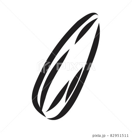 Hand drawn vector illustration of sunflower seeds. Elements for design of posters, cards, textiles, recipes, cafe menu. 82951511