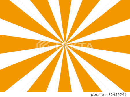 オレンジ色の放射線状 オレンジ色の放射線状 82952291