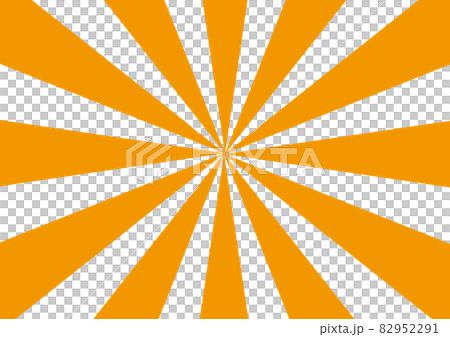 オレンジ色の放射線状 オレンジ色の放射線状 82952291