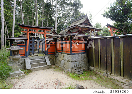 夜都伎神社　本殿　奈良県天理市乙木町 82953269