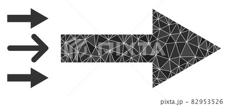 Vector Polygonal Arrow Right Icon and Similar Icons Vector Polygonal Arrow Right Icon and Similar Icons 82953526